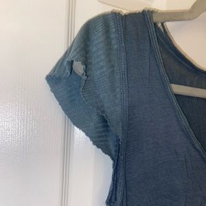 Free People Blue Top Size XS